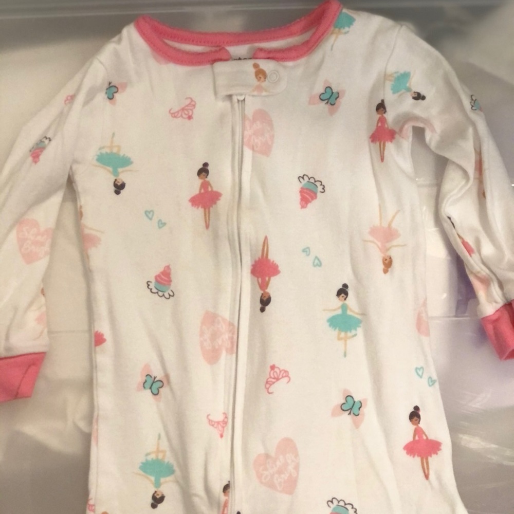 Carter’s ballerina footie pajamas